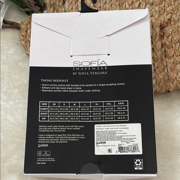 Sofia by Sofia Vergara Shapewear Thong Bodysuit - Cream - Picture 2 of 7